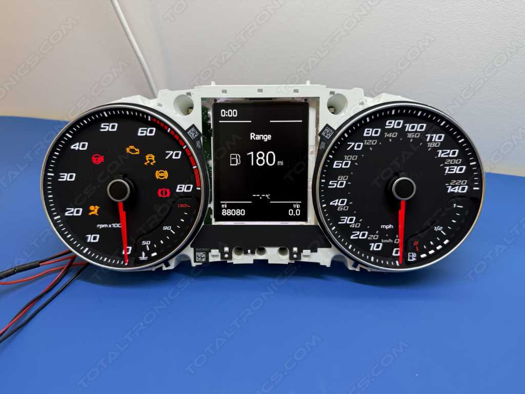 Seat Ibiza 2016 instrument cluster repaired